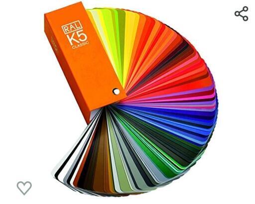 カラーチャート RAL K5正規品