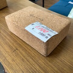 【リサイクルショップどりーむ鹿大前店】No.6876　コルクヨガブロック　ヨガワークス　フィットネス　ヨガブロックの画像