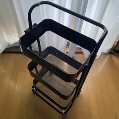 キャスター付き キッチンカートの画像