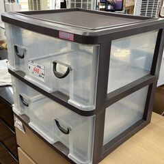 【リサイクルショップどりーむ鹿大前店】No.6875　二段収納　収納家具　衣類収納　コンパクトサイズ　素敵収納の画像