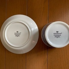 ウエッジウッド　カップ＆ソーサー　フランシスブルー　ペアの画像