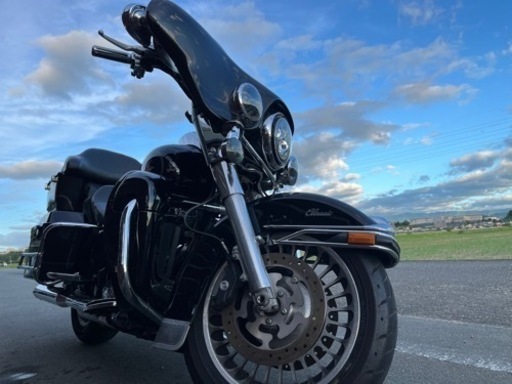 車検付き　ハーレーウルトラFLHTC　程度良好距離若い即乗り可能