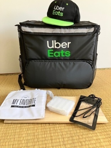 【受け渡し者決定】Uber Eats 配達用　バック　（第4世代）その他備品プラス