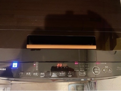 東芝 洗濯機 ZABOON 10kg ブラウン AW-10SD6