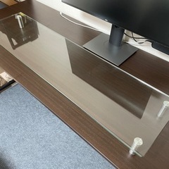 アイリスオーヤマ ガラスモニター台