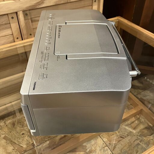 TOSHIBA 東芝 ラジオカセットレコーダー ラジカセ TY‐AK2 FM AM SD USB CD Bluetooth Hi-Res 対応 元箱 アンテナ リモコン付属●E064W003