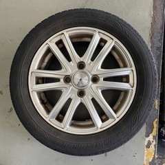 155/65R14  夏タイヤ　アルミ　ホイール　セットの画像