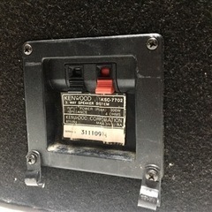 【販売済】ケンウッド　3WAY 大型サブウーファー   USA製　ジャンクの画像