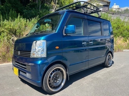 エブリィワゴン　車検満タン　オーディオ新品