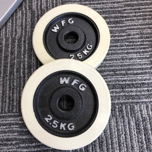 ワイルドフィット バーベルプレート 計35kg バーベルセット フィットネスバー