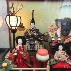 【☆差し上げます☆】ひな人形　ガラスケース付の画像