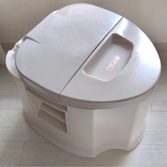 【キャンプや介護に】ポータブルトイレ　美品　アロン化成　安寿　GX