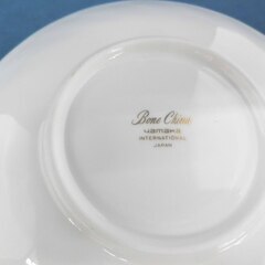 未使用品 yamaka ボーンチャイナ カップ＆ソーサー 花柄 ヤマカインターナショナル Bone China コーヒーカップ 札幌 西岡店の画像