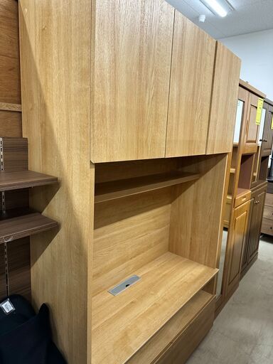 ジモティ来店特価!!　ハイTVボード　PORTE120TV　ナチュラル　　J-0811