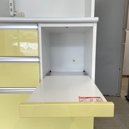 【超美品‼️】大川家具(入江木工) 70cm幅キッチンボード レンジボード 食器棚 収納家具
