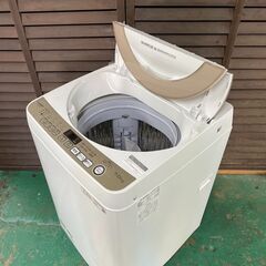 A3484 生活家電 シャープ 2019年製 7.0㎏ 洗濯機 一人暮らし 家庭用 ファミリータイプ【洗濯機引取り可能
