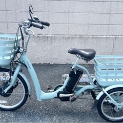 GM876 【中古美品・バッテリー◎】ブリヂストン 電動アシスト自転車