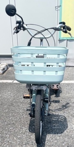 GM876 【中古美品・バッテリー◎】ブリヂストン　電動アシスト自転車　フロンティア　ラクットワゴン　大人用　三輪車  電動自転車 電チャリ 電動アシスト三輪車