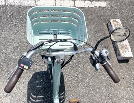 GM876 【中古美品・バッテリー◎】ブリヂストン　電動アシスト自転車　フロンティア　ラクットワゴン　大人用　三輪車  電動自転車 電チャリ 電動アシスト三輪車