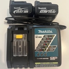 マキタ　バッテリー、充電器