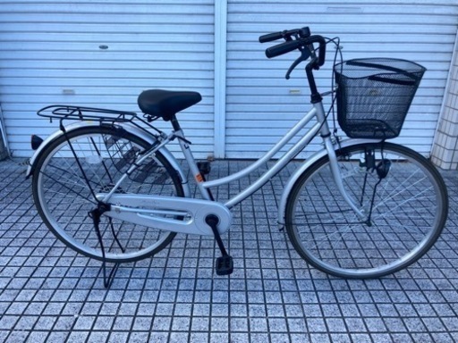 【26インチ自転車】美品❗️ほぼ未使用❗️変速なし　スペアキーあり　ファミリーサイクル　若林自転車　唐崎店　SALE中❗️