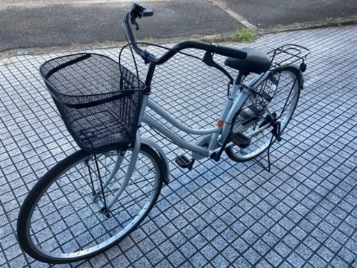 【26インチ自転車】美品❗️ほぼ未使用❗️変速なし　スペアキーあり　ファミリーサイクル　若林自転車　唐崎店　SALE中❗️　