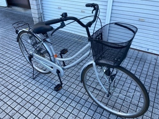 【26インチ自転車】美品❗️ほぼ未使用❗️変速なし　スペアキーあり　ファミリーサイクル　若林自転車　唐崎店　SALE中❗️　