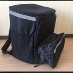 ウーバーイーツ　Uber リュック　人気　黒無地　保冷bag 新品　未開封の画像