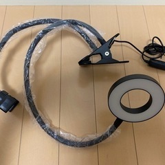 LEDリングライトスマホホルダー・クリップ付けの画像