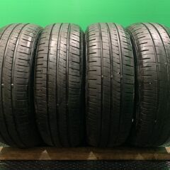 DUNLOP ENASAVE EC204 185/60R15 15インチ 夏タイヤ 4本 21年製 バリ溝 シエンタ ヤリス カローラフィールダー等　(MTG346) クレジットカード QR決済可能