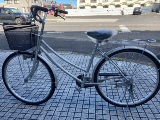 【26インチ自転車】変速なし　カゴ、サドル新品❗️若林自転車　浜大津店　SALE中❗️