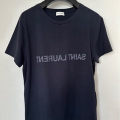 【SAINT LAURENT】サンローラン ロゴ リバース Tシ...