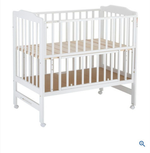 カトージ　　ハイシートベビーベッド　ホワイト