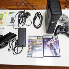 Xbox360ハードディスク250G+KINNECT+ソフト2点