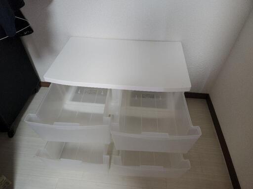 [幅69cm]クローゼットチェスト4つ引き