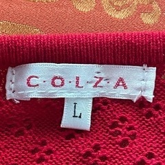 ◆◇   USED  レースカーディガン  RED   七分袖   ◇◆の画像