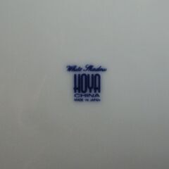 【未使用】HOYA   ペア　プレート　White Madowの画像