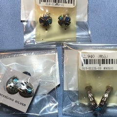 シルバーピアス３個セット