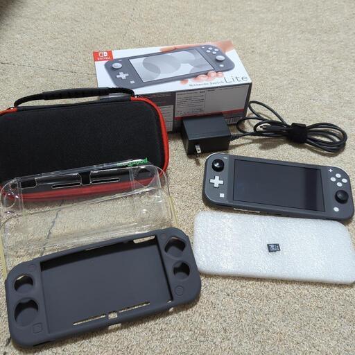 本日のみ値下げ！任天堂スイッチライト本体+128GBSDカード+ハードケースその他