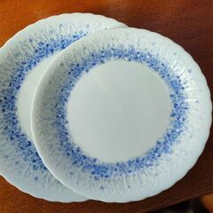 【未使用】HOYA   ペア　プレート　White Madowの画像
