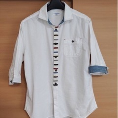 GILEVANS ジルエバンス Lメンズ チェックシャツ 7分袖 