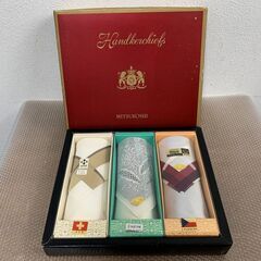 【差し上げます】 未使用　MITSUKOSHI　ハンカチーフ　3...