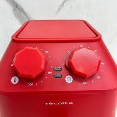 【レガストック川崎本店】RECOLTE レコルト AIR OVEN エアーオーブン ノンオイルフライヤー RAO-1(R) レッドの画像