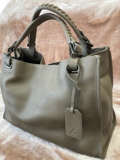 土屋鞄製作所　TSUCHIYA　KABAN　本革レザーハンドバッグ　レディース