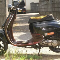 乗って帰れる 【 ジョルノ 】 30km制限突破2種登録黄色ナンバー可 『苫小牧港受取可』タイヤ新品 レトロスクーター つくば受取　ジョルノスペシャル限定車両で各部メッキの画像