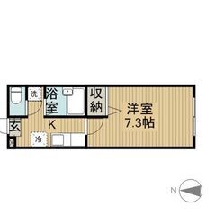 💙💙敷礼０😍《1K》仙台市🐻八乙女駅から徒歩14分！一人暮らしの...