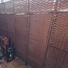 【即日可】ラティス衝立(ついたて)間仕切り×4個