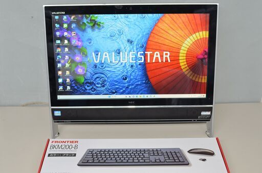 中古一体型パソコン Windows11+office NEC VN770/L core i7-3630QM/大容量HDD3TB/メモリ8GB/ブルーレイ/webカメラ/21.5インチ/テレビ機能