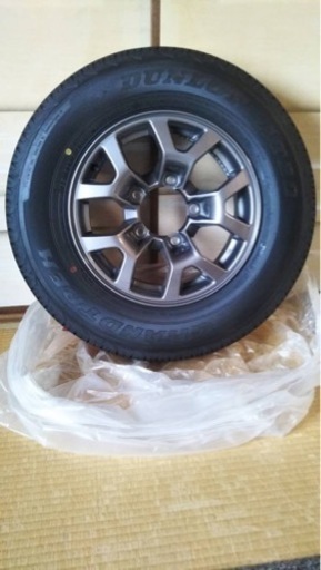 売買成立　ジムニーシエラ 　＜新車取り外し＞新品タイヤ＆ホイールセット