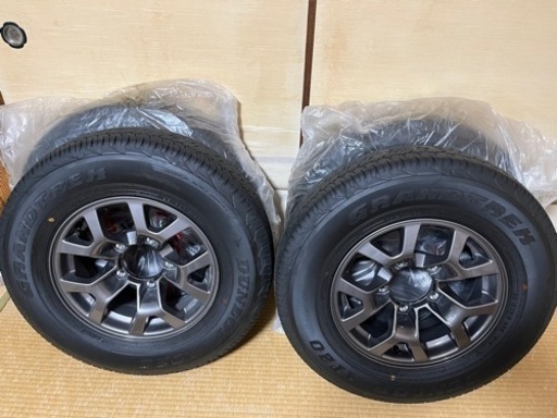 売買成立　ジムニーシエラ 　＜新車取り外し＞新品タイヤ＆ホイールセット